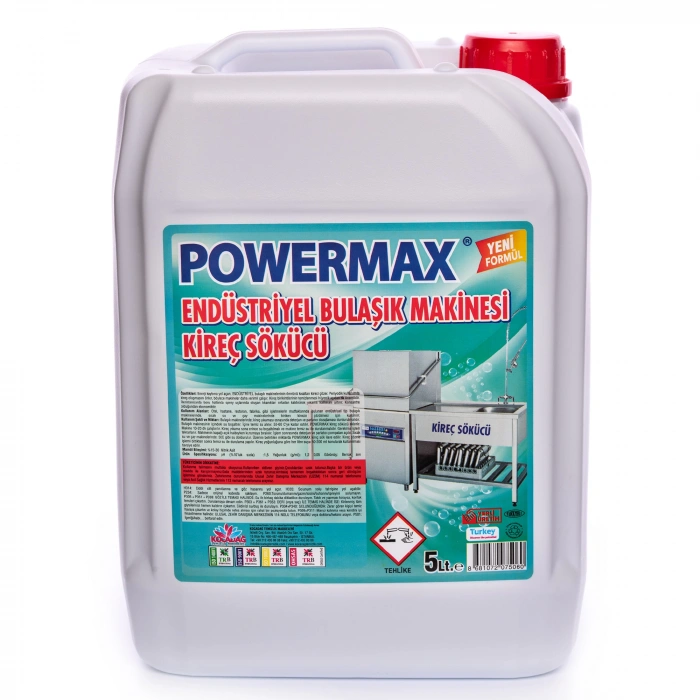 POWERMAX ENDÜSTRİYEL BULAŞIK MAKİNESİ KİREÇ SÖKÜCÜ 5 KG