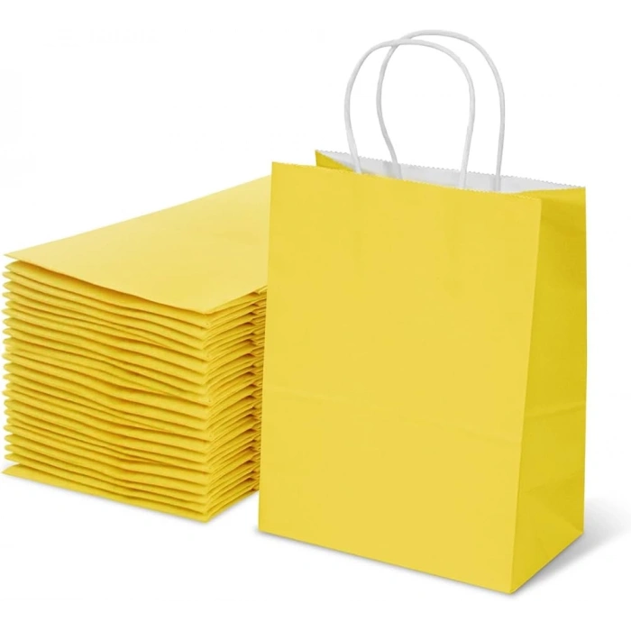 SARI KRAFT ÇANTA (KÜÇÜK BOY)