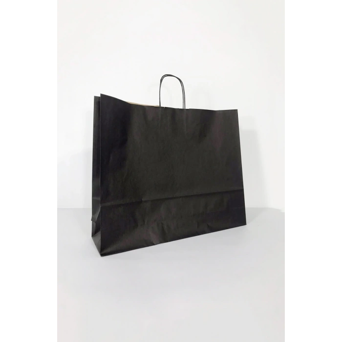 SİYAH KRAFT ÇANTA (EXTRA BÜYÜK BOY)