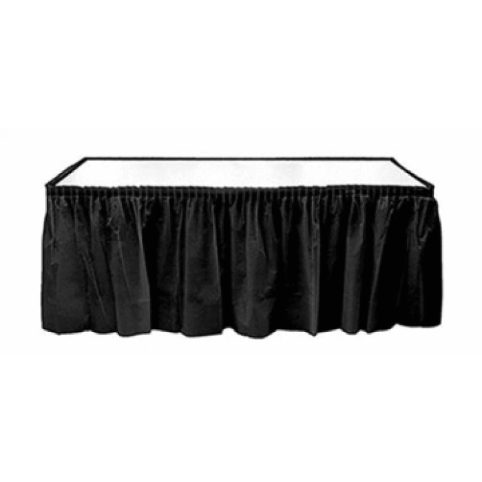 SİYAH PLASTİK MASA ETEĞİ