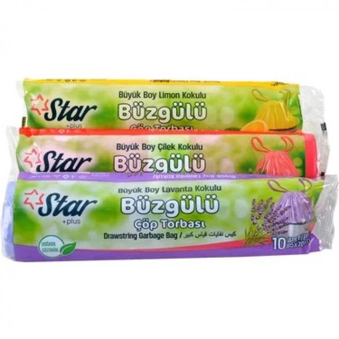 Star Büzgülü Çöp Torbası Orta Boy