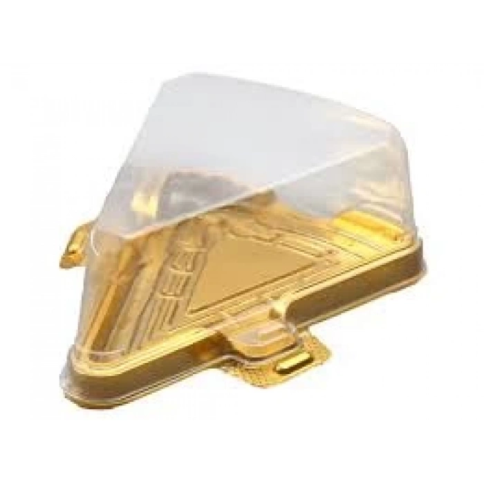 ÜÇGEN DİLİN PASTA KUTUSU (GOLD)