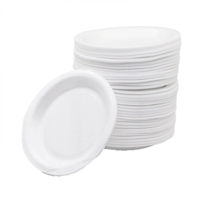 Yuvarlak 22 CM Köpük Tabak 100lü