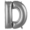 D- HARF 40 İNC GÜMÜŞ RENK BALON 100 CM