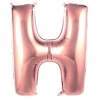 H- HARF 40 İNC ROSE GOLD RENK BALON 100 CM