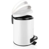 KROM PEDALLI ÇÖP KOVASI 5LT. (BEYAZ)
