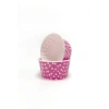 MUFFİN KEK KAPSÜLÜ BÜYÜK BOY (PEMBE PUANTİYELİ) K29