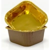 MUFFİN KEK KAPSÜLÜ KARE (KAHVERENGİ-GOLD)