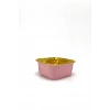 MUFFİN KEK KAPSÜLÜ KARE (PEMBE-GOLD)