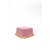 MUFFİN KEK KAPSÜLÜ KARE (PEMBE-GOLD)