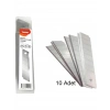NOKİ HD GENİŞ MAKET BIÇAĞI YEDEĞİ (18MM) 10lu Tüp