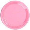 PEMBE RENKLİ PLASTİK TABAK