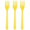 PLASTİK ÇATAL (SARI)