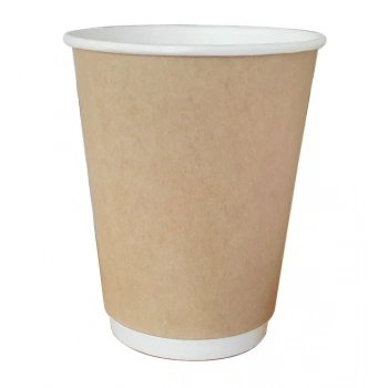 12oz BARİYERLİ DOUBLE WALL KRAFT KARTON BARDAK