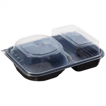 2 GÖZLÜ HAMBURGER KABI (KAP+KAPAK)