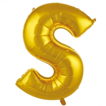 S- HARF 40 İNC GOLD RENK BALON 100 CM