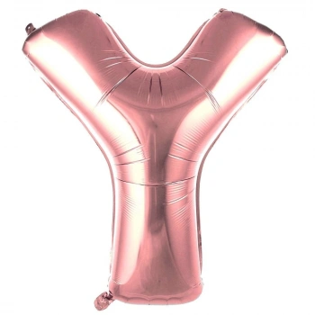 Y- HARF 40 İNC ROSE GOLD RENK BALON 100 CM