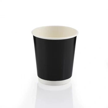 8oz DOUBLE WALL SİYAH KARTON BARDAK