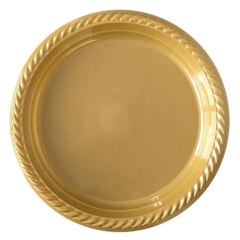 GOLD RENKLİ PLASTİK TABAK