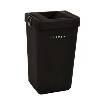 Kapaklı Çöp Kovası 8 LT Siyah