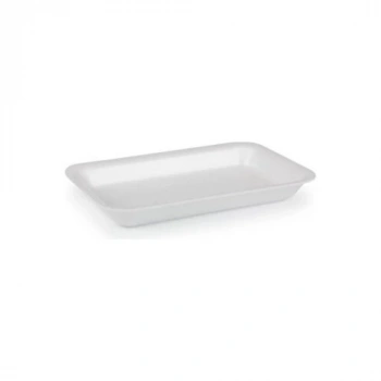 Köpük Tabak Beyaz Yarımlık 250li