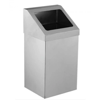 KROM AÇIK ÇATI KAPAKLI ÇÖP KOVASI 80 LT.