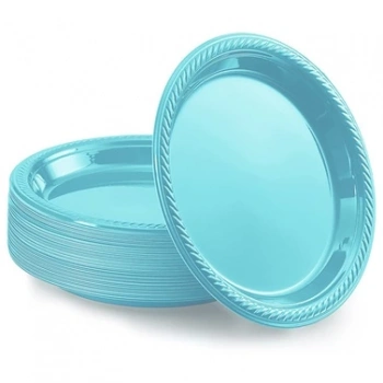 MAVİ RENKLİ PLASTİK TABAK