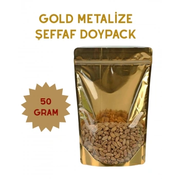METALİZE  KİLİTLİ DOYPACK 8.5*14.5 CM