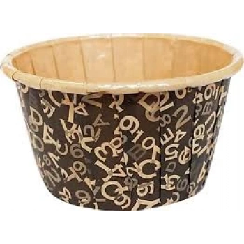 MUFFİN KEK KAPSÜLÜ (KAHVERENGİ DESENLİ) K19