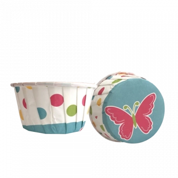 MUFFİN KEK KAPSÜLÜ (KELEBEK DESENLİ) K06