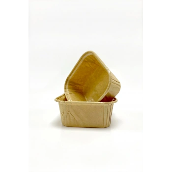 MUFFİN KEK KAPSÜLÜ (KRAFT KARE) K34