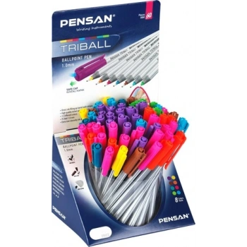 Pensan Triball Tükenmez Kalem 1 mm Renkli