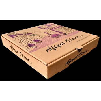 PİZZA KUTUSU 24*24*4 CM