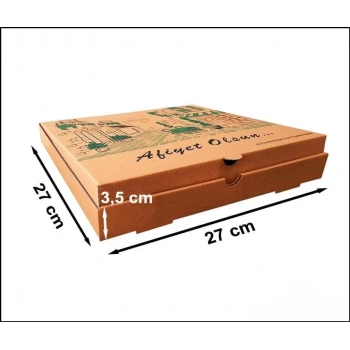 PİZZA KUTUSU 27*27*3.5CM