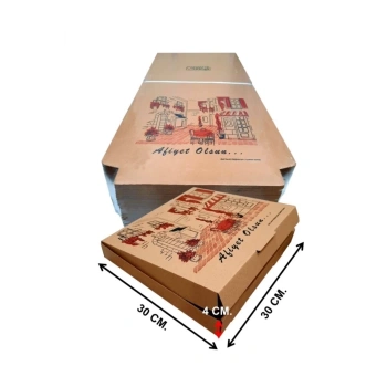 PİZZA KUTUSU 30*30*4 CM
