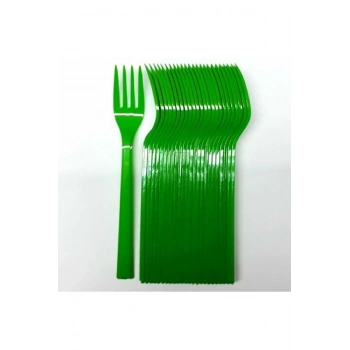 PLASTİK ÇATAL (YEŞİL)