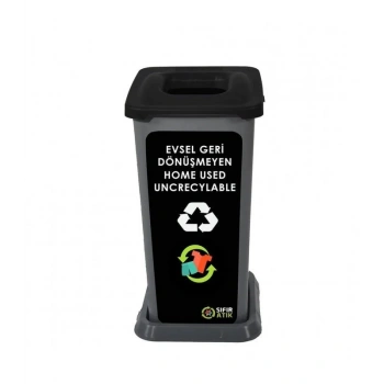 PLASTİK GERİ DÖNÜŞÜM ÇÖP KUTUSU (EVSEL ATIK)