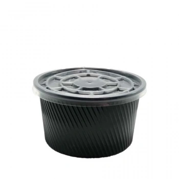 PLASTİK KAPAKLI ÇORBA KASESİ 16oz