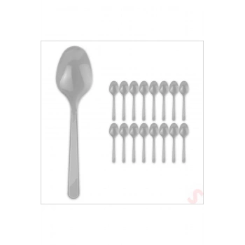 PLASTİK KAŞIK (GÜMÜŞ)