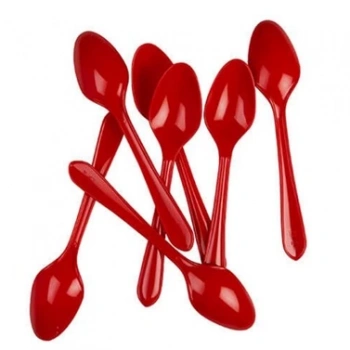 PLASTİK KAŞIK (KIRMIZI)