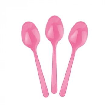 PLASTİK KAŞIK (PEMBE)