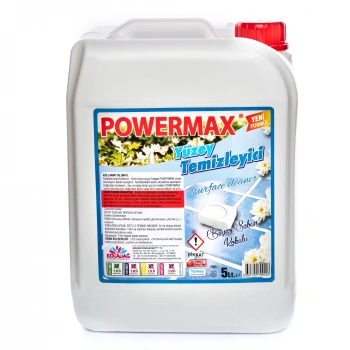 POWERMAX YÜZEY TEMİZLEYİCİ BEYAZ SABUN KOKULU 5 KG