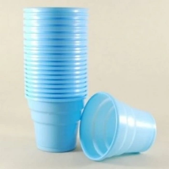 ROLL UP PLASTİK BARDAK (MAVİ)