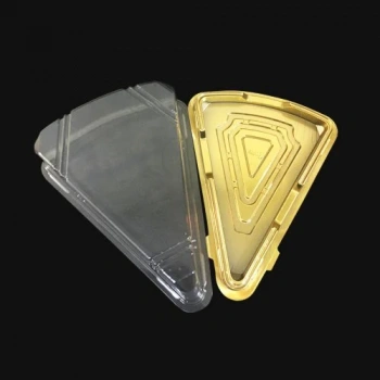 ÜÇGEN DİLİN PASTA KUTUSU (GOLD)