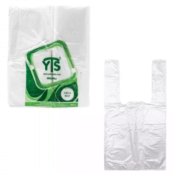 YTS HESAPLI ŞEFFAF HIŞIR POŞET ORTA BOY 27*50