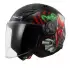 LS2 AIRFLOW 2 HAPPY DREAMS MAT KASK KIRMIZI GRAFİK
