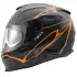 NEXX Y.100 B-SIDE KASK MAT SİYAH - TURUNCU