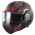 LS2 ADVANT KUKA KASK MAT SİYAH - KIRMIZI