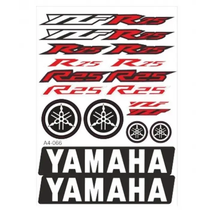 A4 STİCKER TEK PAKET ÇOKLU R25 KIRMIZI