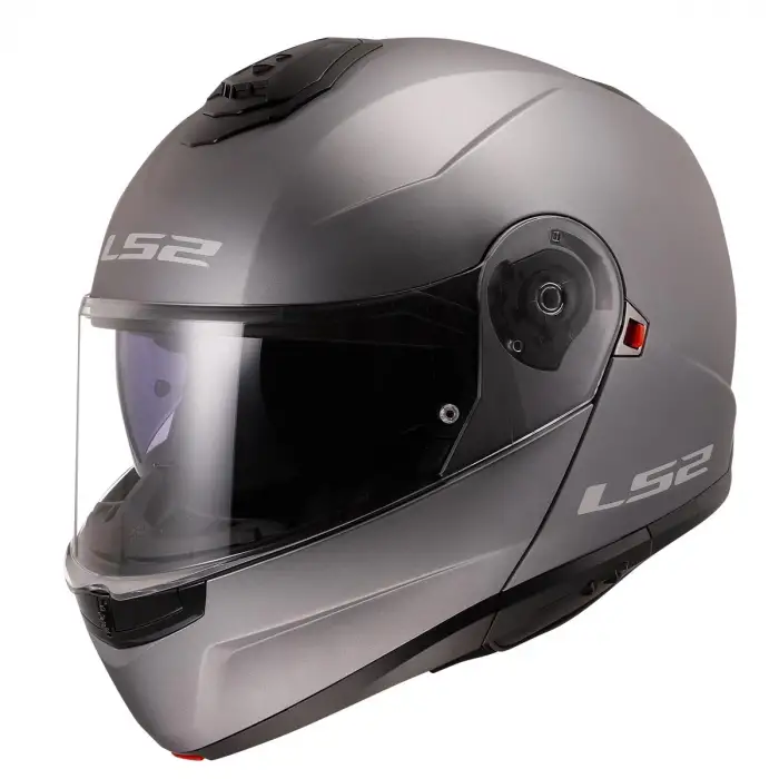 LS2 STROBE 2 MAT TITANIUM KASK MAT TITANIUM
